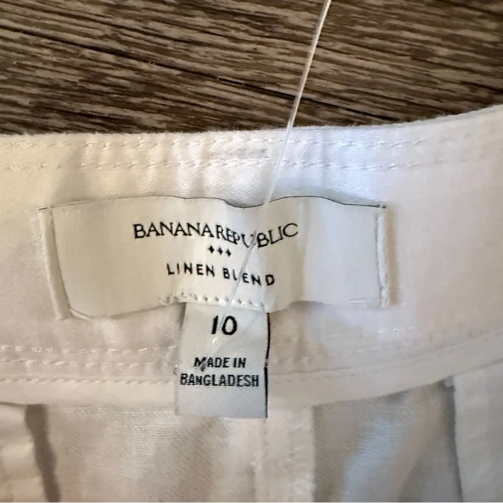 Banana Republic Factory Linen Blend Wide Leg